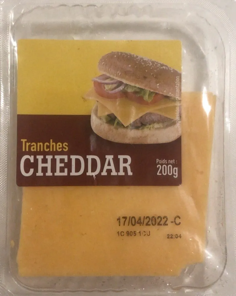 Tranches cheddar