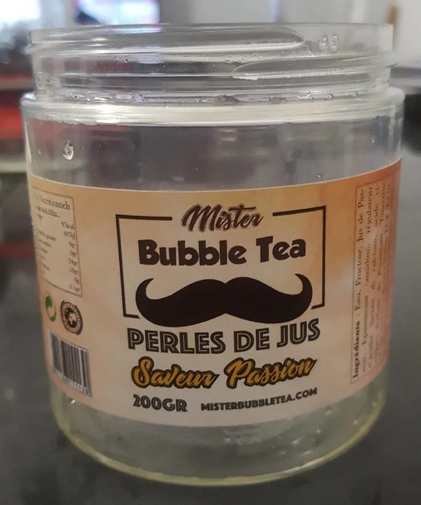 Perles de jus saveur passion