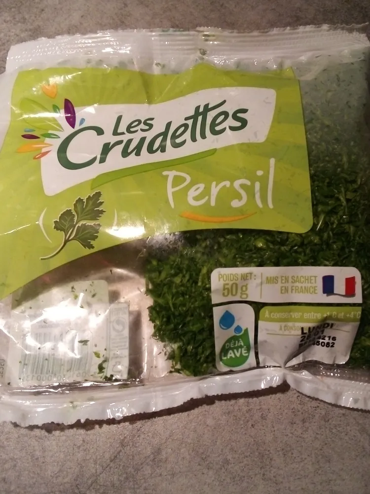 Crudette Persil Haché En Sachet