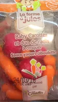 Baby Carottes et Duo de Radis A Croquer