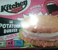 Le potatoes burger au jambon