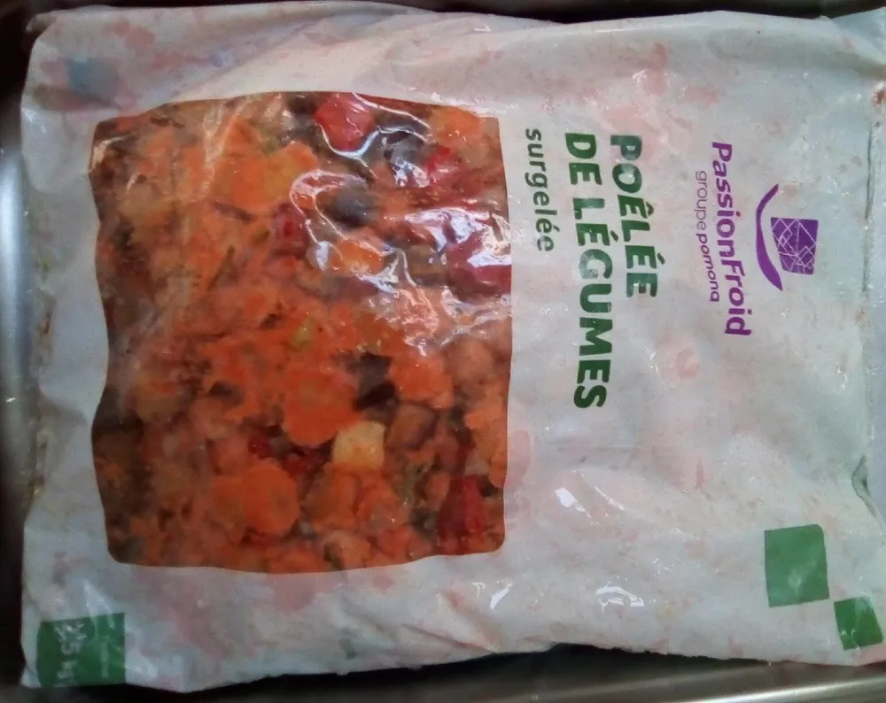 Poêlée de légumes surgelée