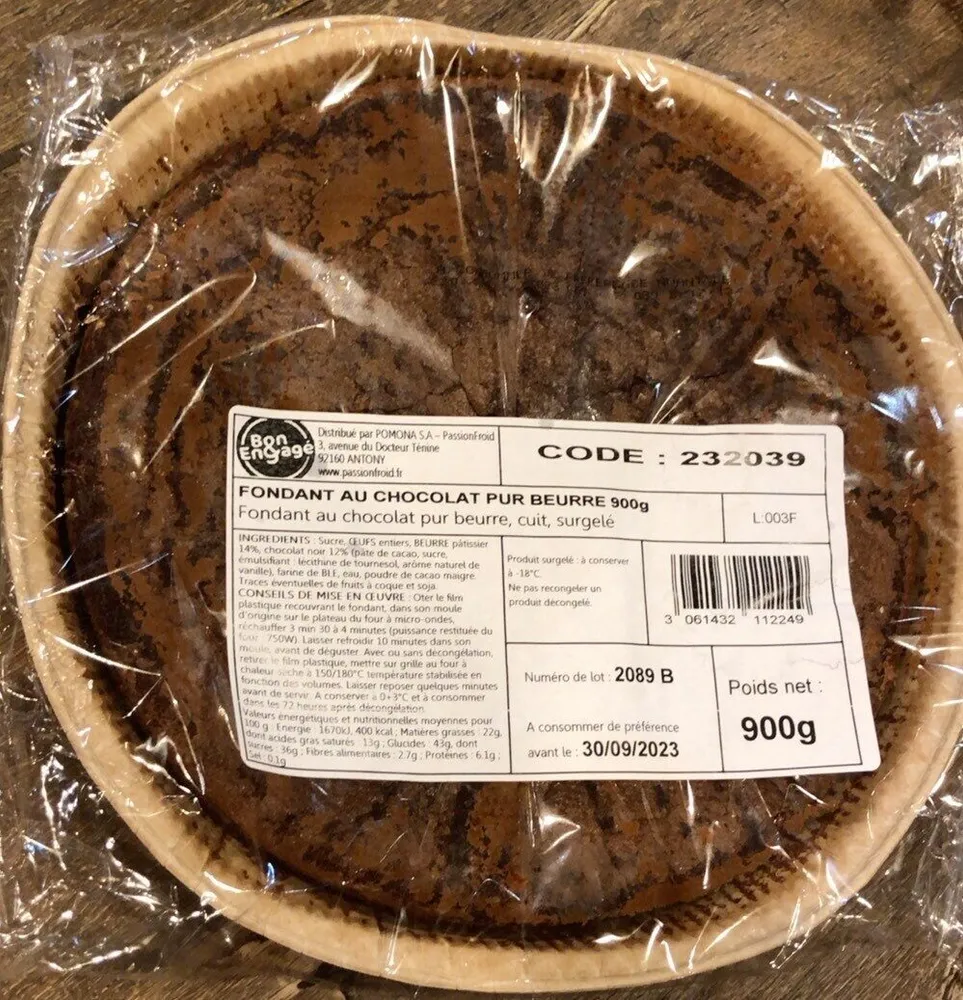 Gateau chocolat
