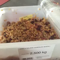 Salade céréales muesli