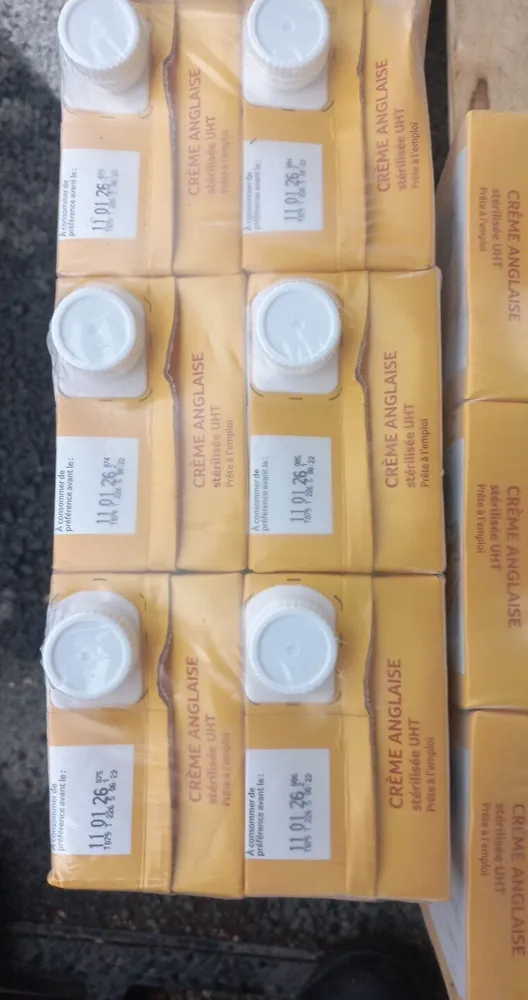 Crème  anglaise stérilisée
