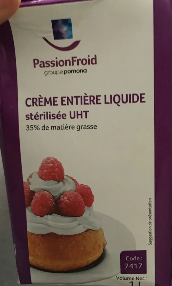 Creme entiere liquide