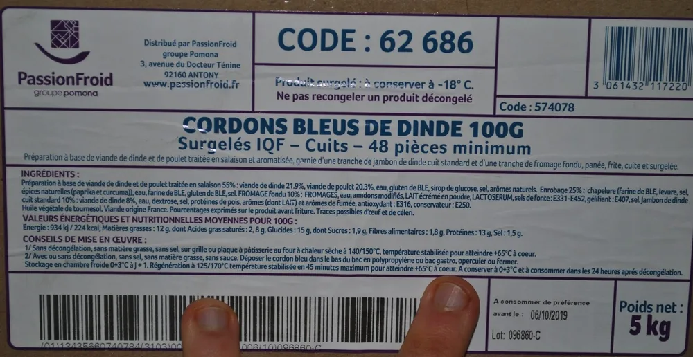 Cordons Bleus de Dinde