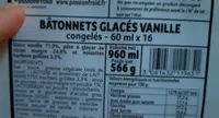 Bâtonnet glacé vanille