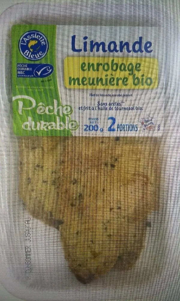 Limande enrobage meunière bio