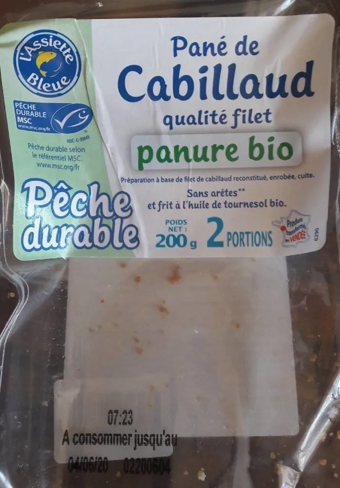 Pane de cabillaud