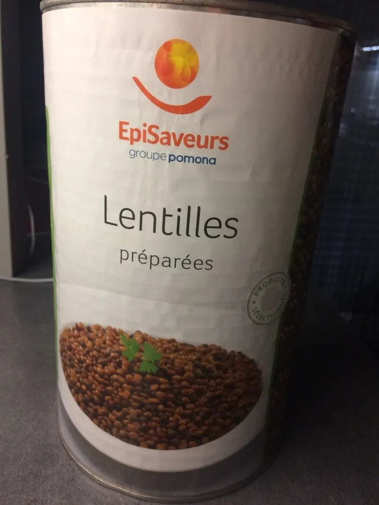 Lentilles préparées