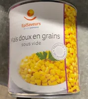 Maïs doux en grains
