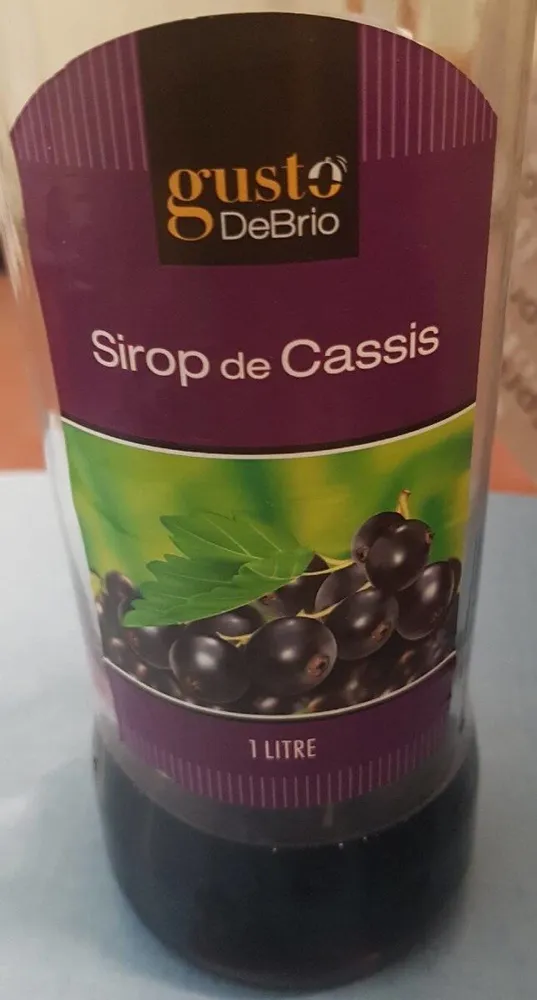 Sirop de cassis