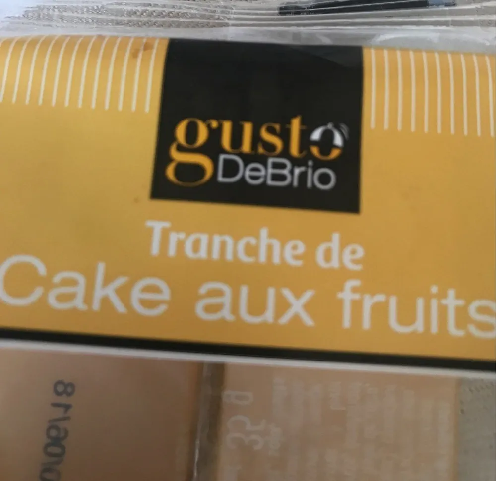 Tranche de Cake aux Fruits