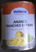 Ananas tranches entières
