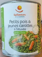 Petits pois and jeunes carottes