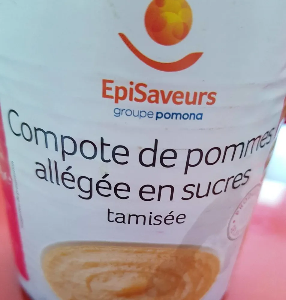 Compote de pommes allégée en sucre tamisée