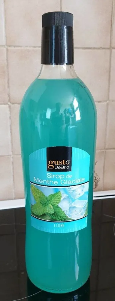 Sirop de menthe glaciale