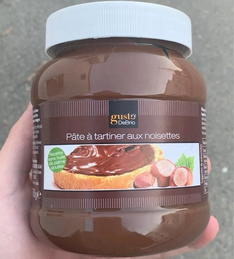 Pate a tartiner aux noisettes