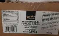 Assortiment de confiture et gelée
