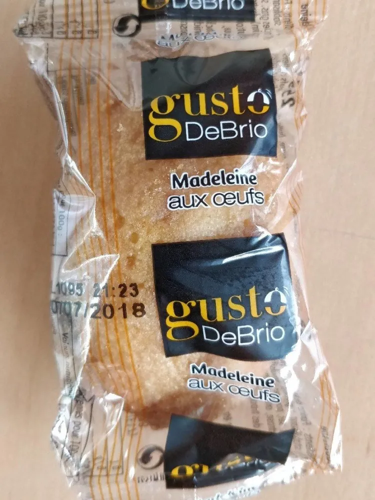 Madeleine aux oeufs