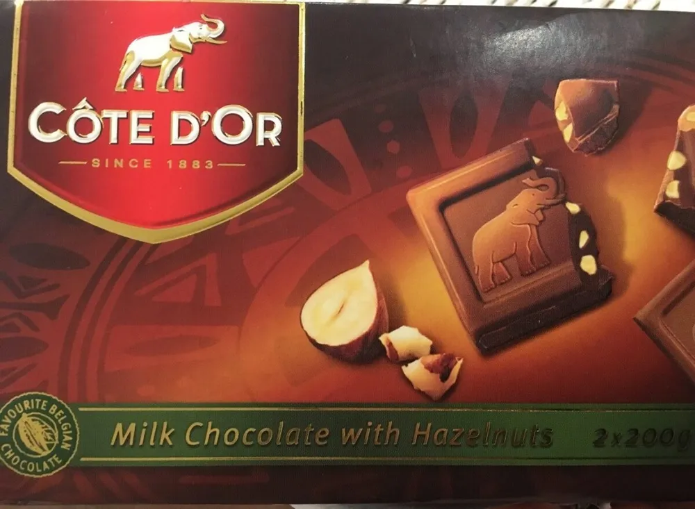 Milk chocolate whit hazelnuts