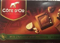 Milk chocolate whit hazelnuts