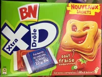 Xtra Drôle - Biscuits fourrés goût fraise