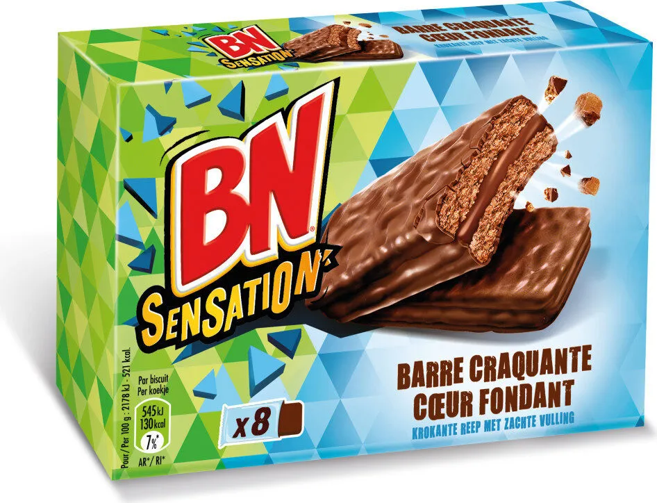 Barres-biscuits au chocolat au lait