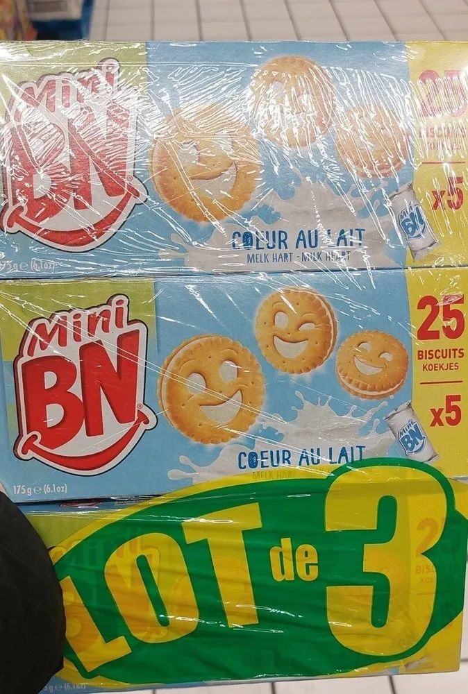 Mini bn cœur au lait