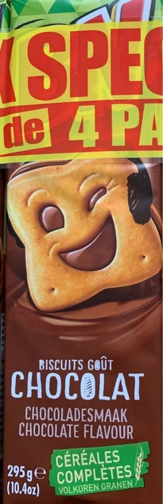 Biscuits goût chocolat