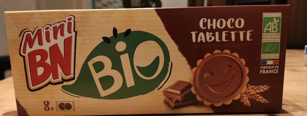 Mini BN bio - choco tablette