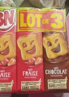 Biscuits goût chocolat ou fraise