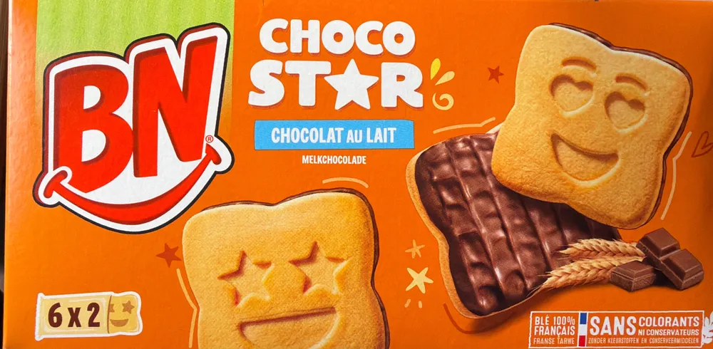 Choco Star chocolat au lait