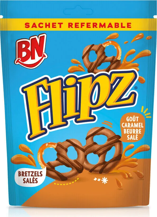 BN Flipz caramel beurre salé