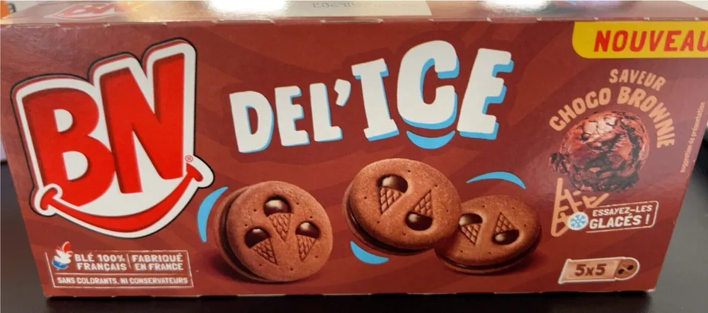 DEL'ICE saveur choco brownie