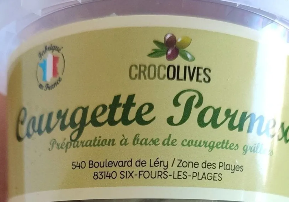 Préparation courgette parmesan