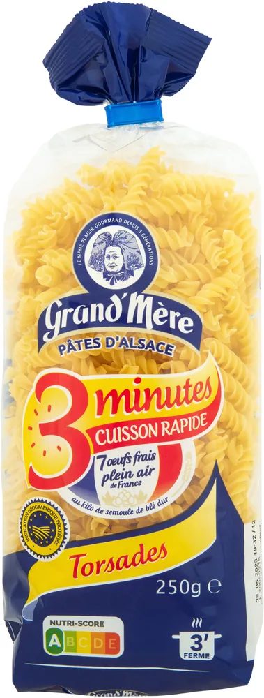 Torsades Cuisson Rapide