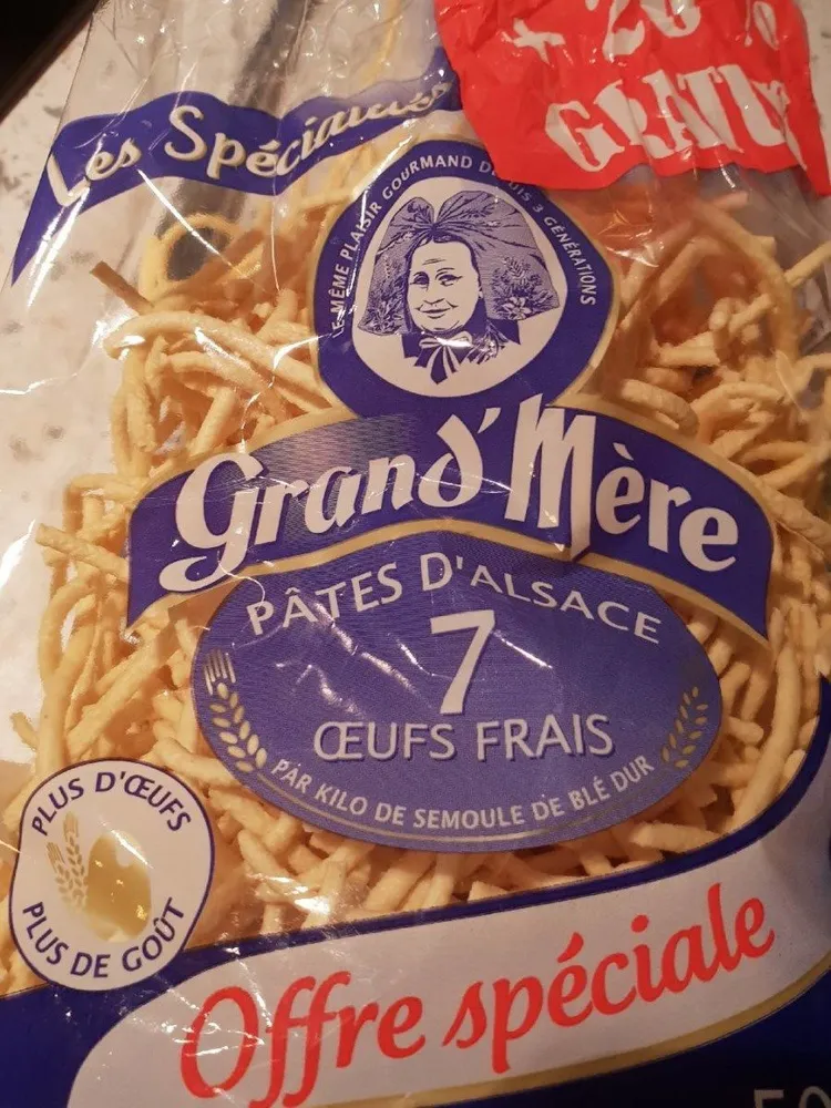 Pâtes d'Alsace