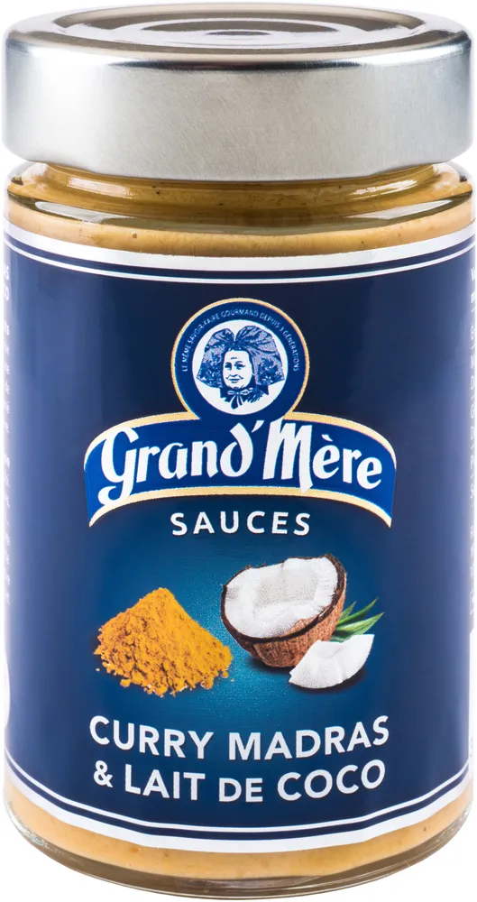 Sauce curry Madras & Lait de coco