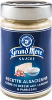 Sauce Recette Alsacienne- crème de bresse AOP, lardon & parmesan