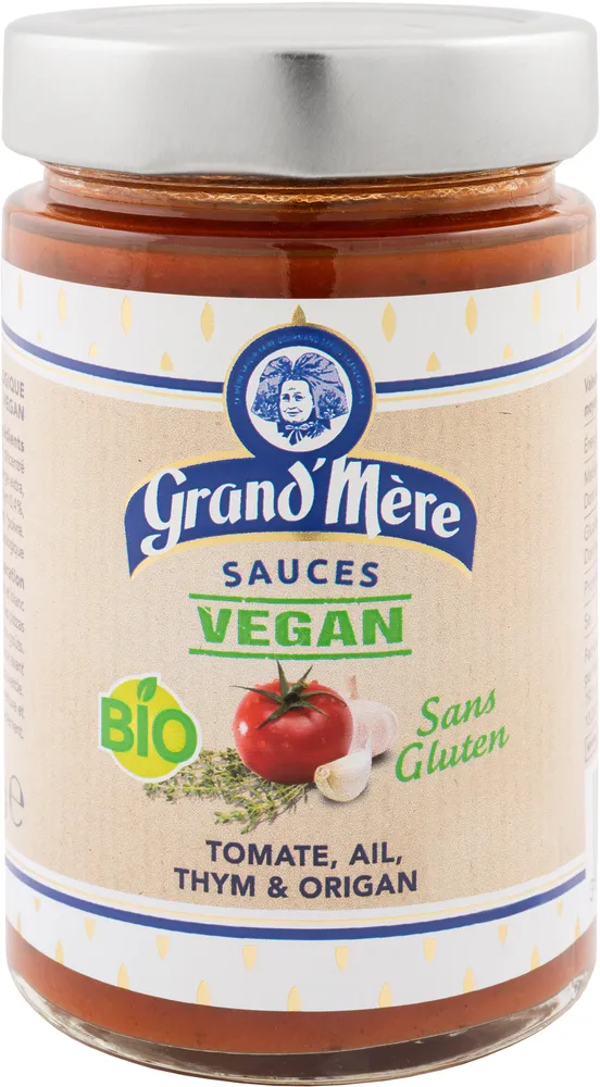 Sauce Tomate Vegan Bio Sans Gluten