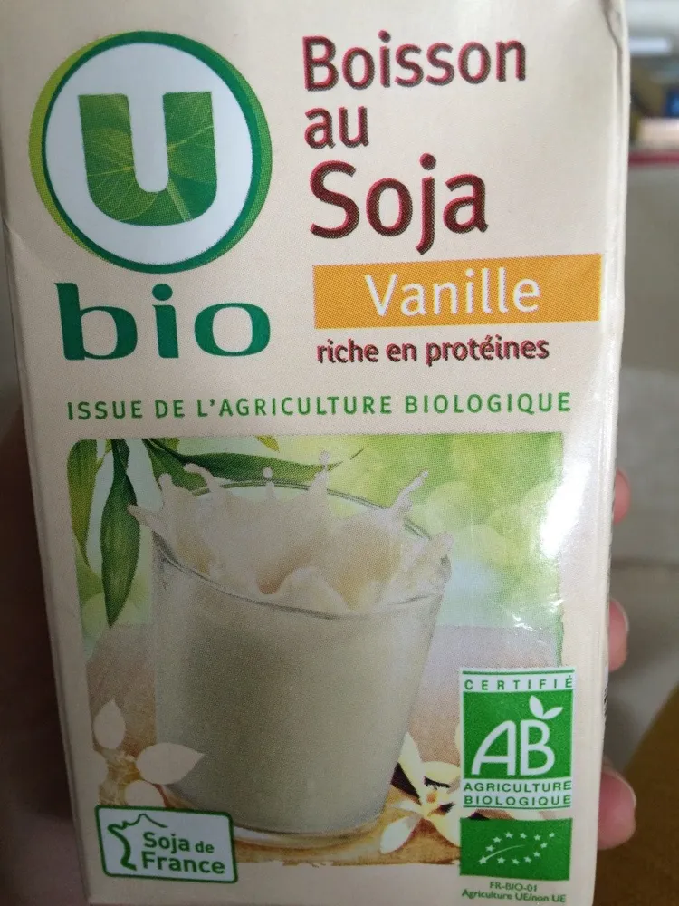 Boisson au soja vanille
