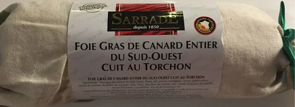 Foie Gras de Canard Entier Cuit au Torchon