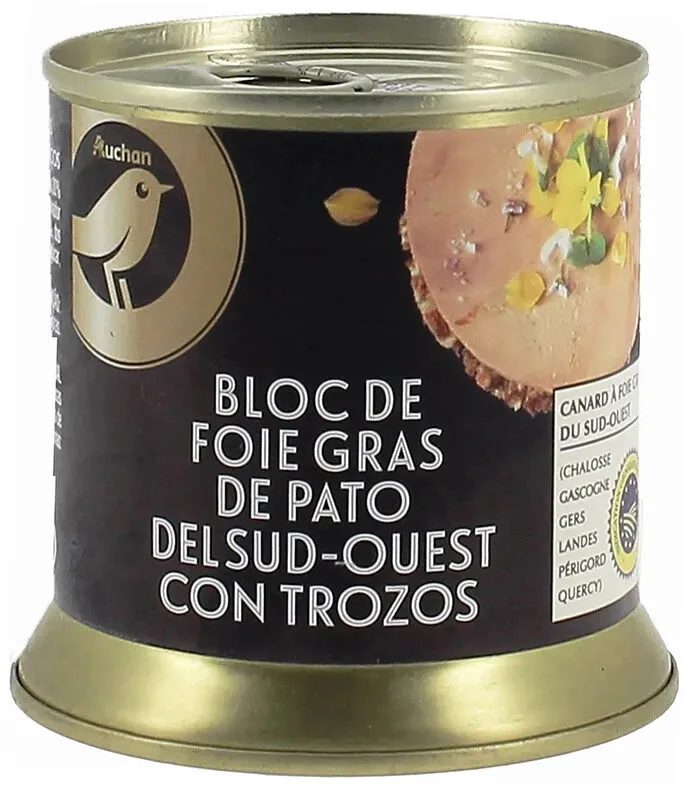 Bloc de foie gras de pato
