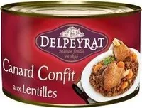 Delpeyrat manchons de canard confits lentilles