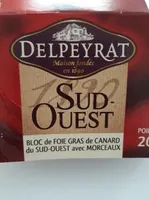 Bloc de foie gras de canard avec morceaux
