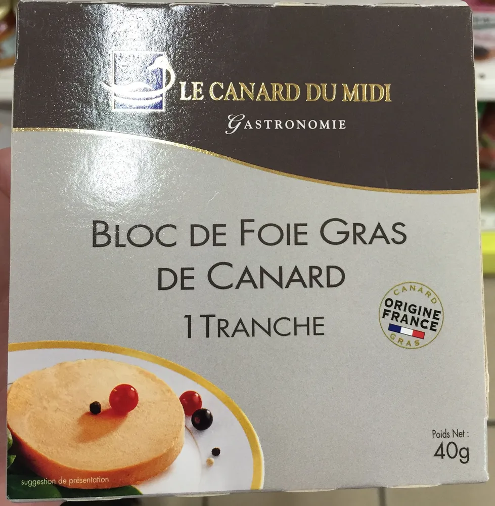 Bloc de Foie Gras de Canard 1 tranche