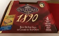 Bloc de foie gras de canard du sud-ouest