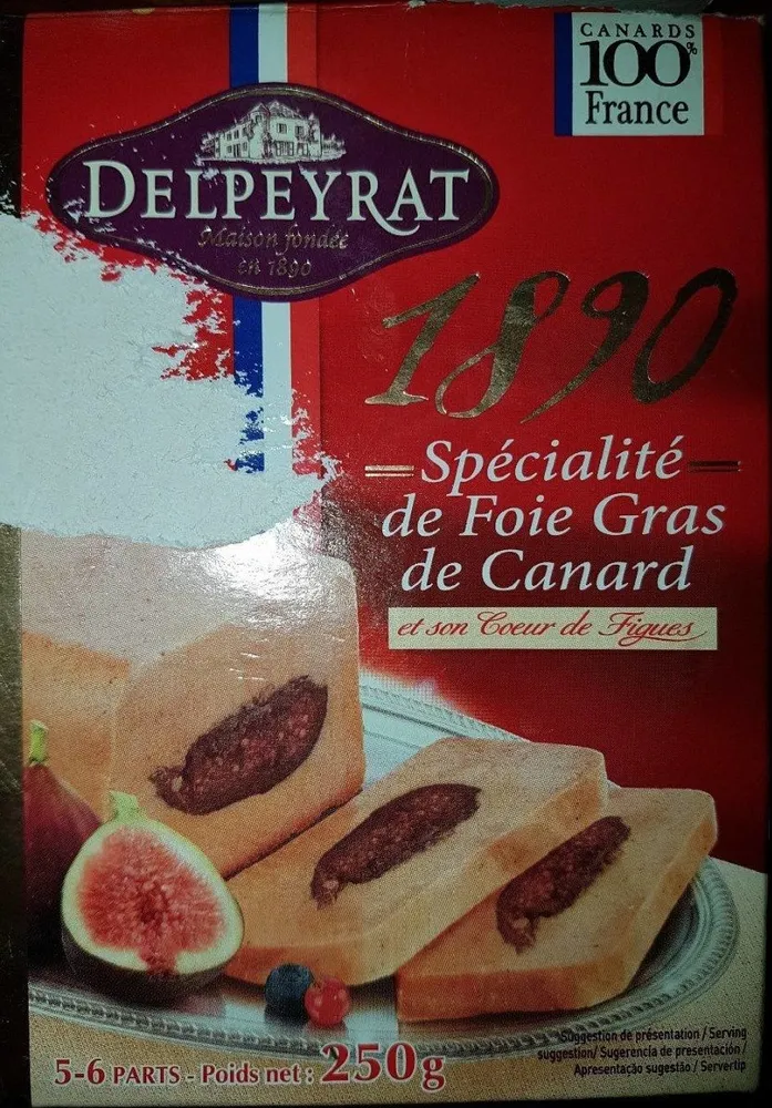Spécialité de foie gras de canard